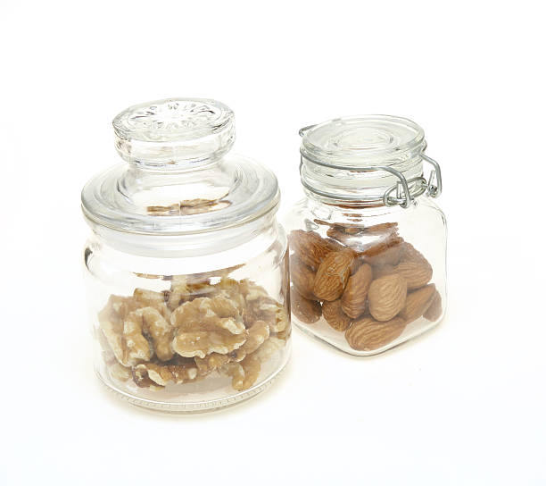 istock Almond and walnut in a jar 502611252