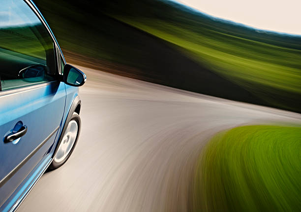 istock On board a fast  driving car 502613760
