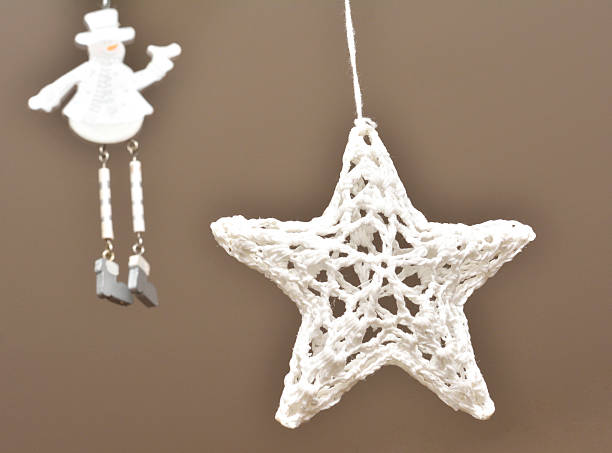 istock Snowflake and Snowman Isolated 502613786