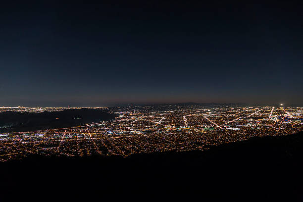 istock Los Angeles Night Aerial 502614850