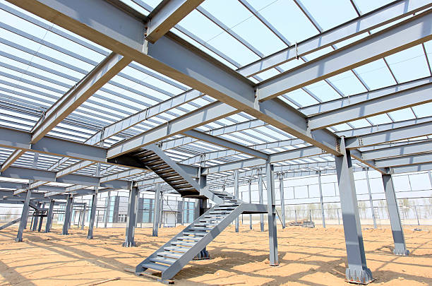 istock The construction of steel structure 502616094