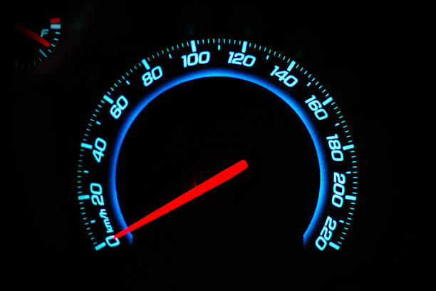 istock The speedometer dashboard of the car closeup 502617184