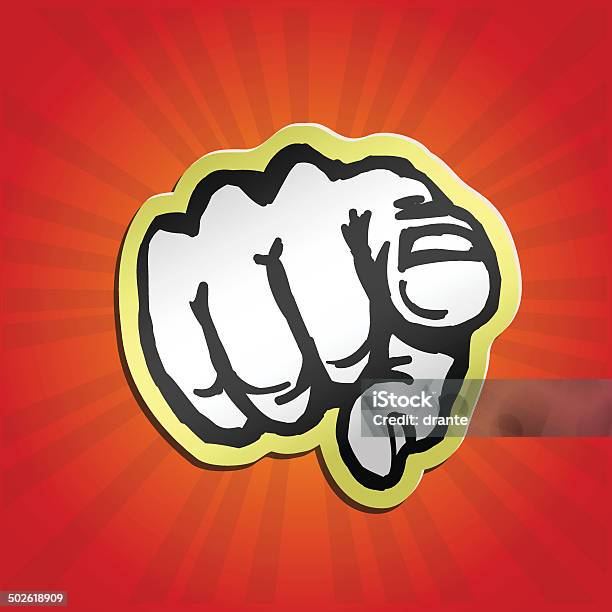 I Want You Pointing Finger Retro Vector Illustration Stock Illustration - Download Image Now