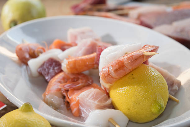 istock skewers of fresh fish 502619400