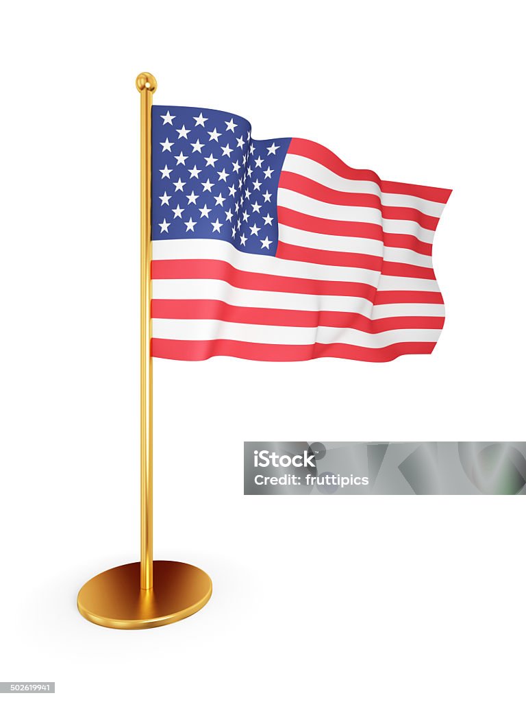 USA bandiera. - Foto stock royalty-free di 4 Luglio