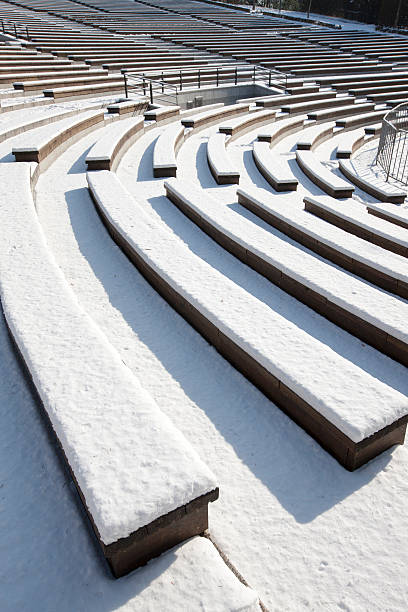 istock outdoor chairs, snow 502620458