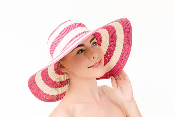 istock Beautiful woman in a hat 502621121
