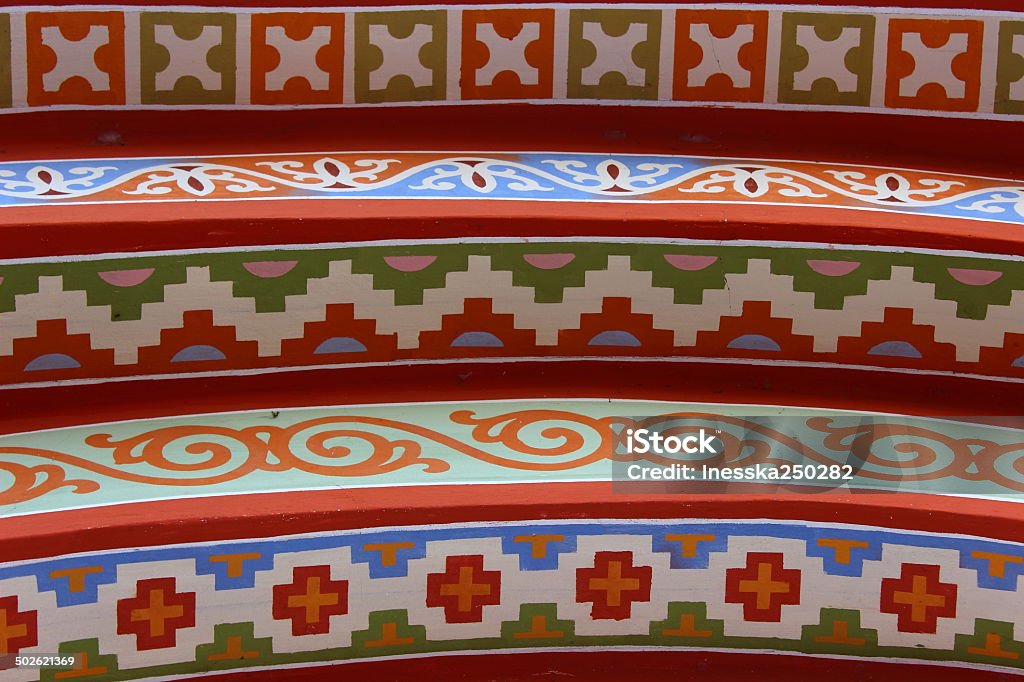 original steps Multicolored steps that original jewelry unusual ornament Abstract Stock Photo