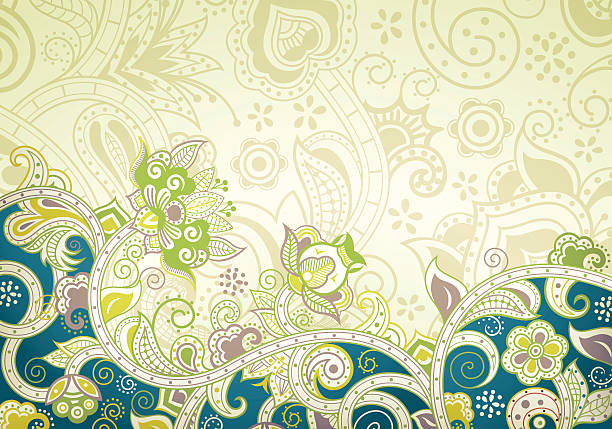 abstrakte blumen hintergrund - design abstract petal asia stock-grafiken, -clipart, -cartoons und -symbole