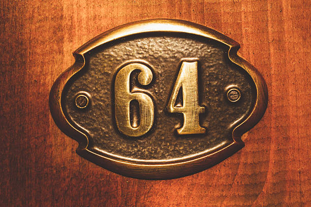 istock Apartment number sixty four close up photo 502630382