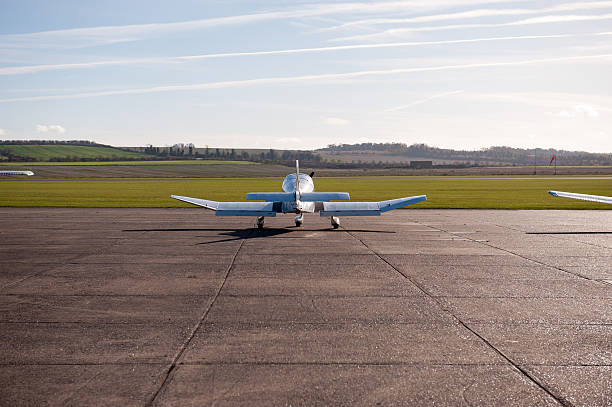 istock Aircraft on air field 502634440