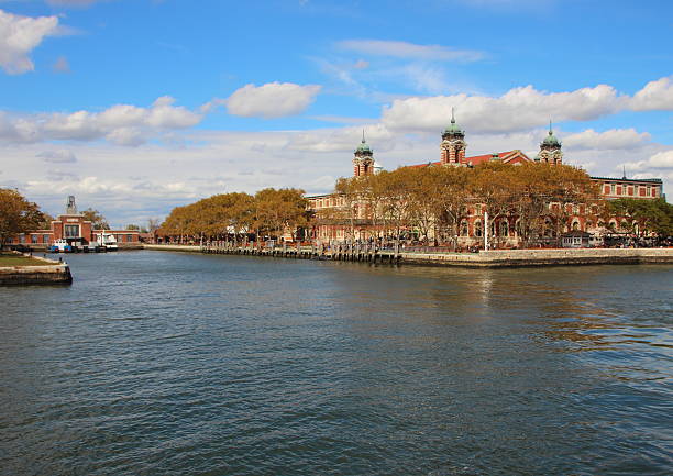 istock Waterfront Landing Entry at Ellis Island New York 502636348