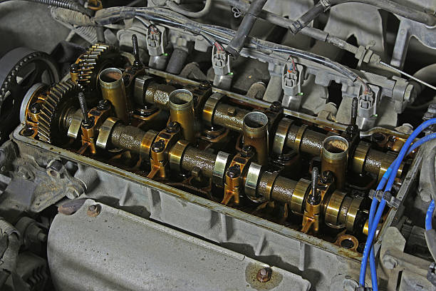istock The internals of the engine under the valve cover 502638432