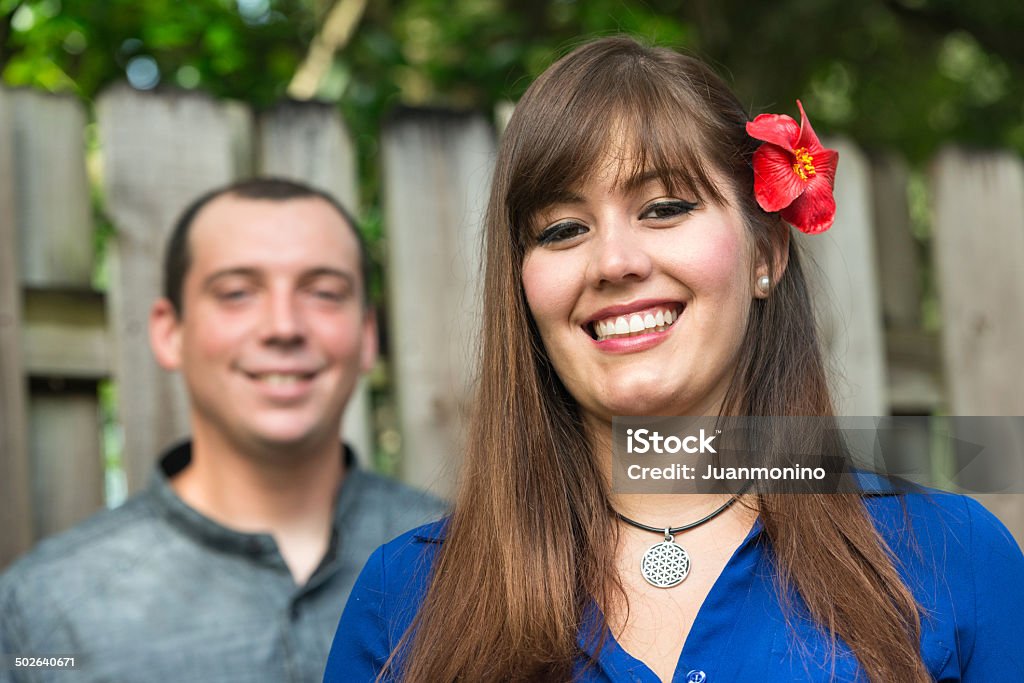 Young couple Picture of a couple smiling looking at the camera 20-29 Years Stock Photo