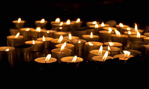 istock Candles in the dark 502641192