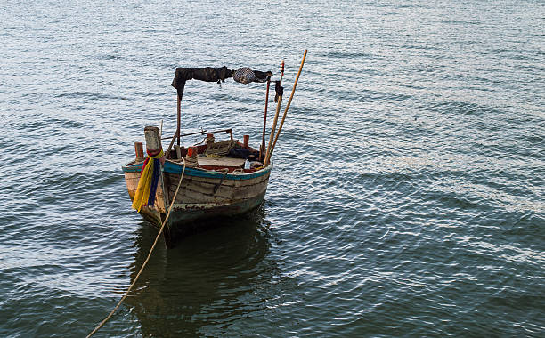 istock Boat at Sunset Seascape 502641477