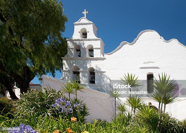 Mission San Diego Stock Photo - Download Image Now - Architecture, Belgian Culture, Bell