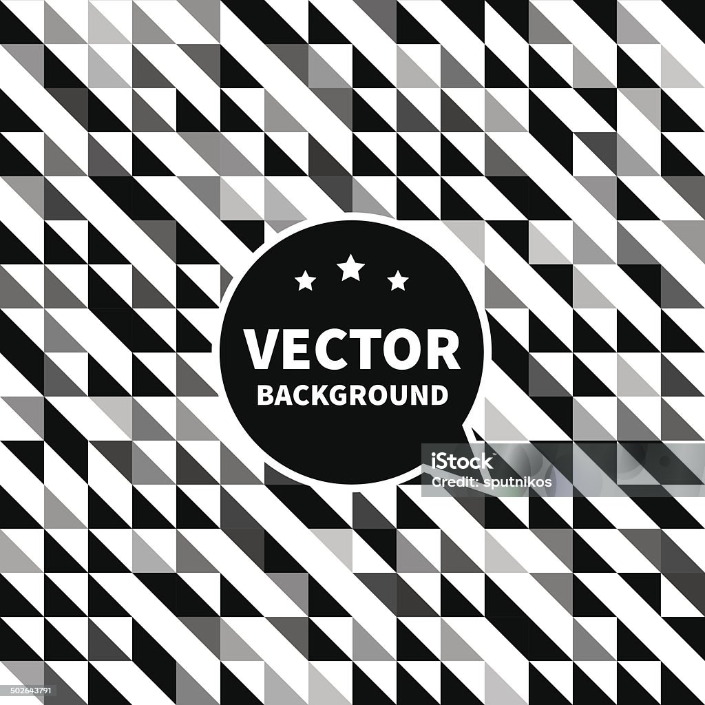 Vector seamless background pattern, white black triangle. Vector seamless background pattern, white black triangle. layered. Abstract stock vector