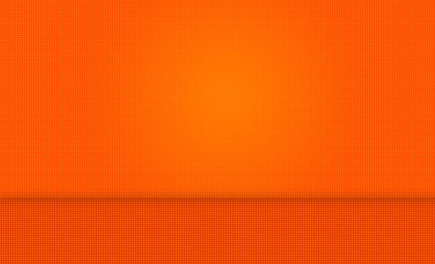 istock Orange Abstract Background with Wall and Floor 502643990