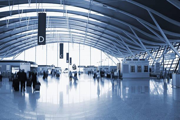 istock Shanghai Pudong Airport Terminal interior 502644291