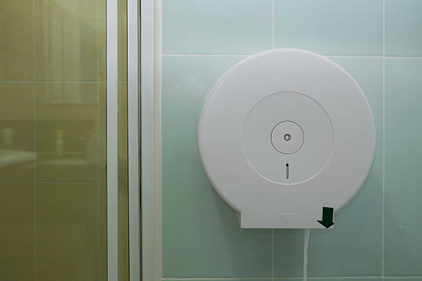 istock Toilet paper container in the toilet. 502644342