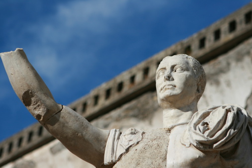 statue in Herculaneum