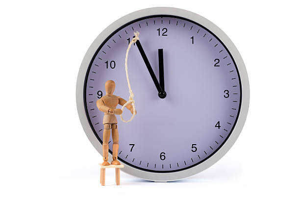istock wooden mannequin with clock - its too late? 502644825