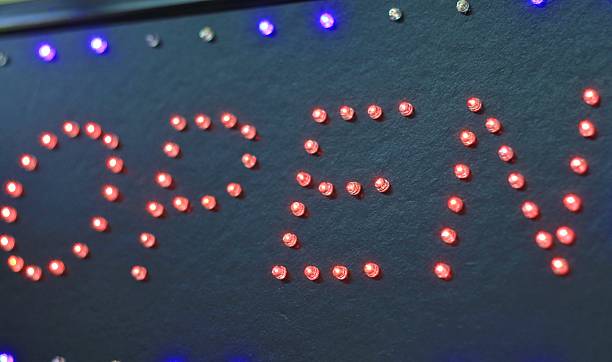 Led Sign Background Open 150+ Led Open Sign Stock Photos, Pictures & Royalty-Free Images - iStock