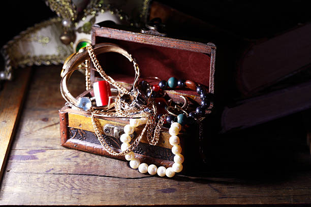 istock Jewelry On Wood 502645514