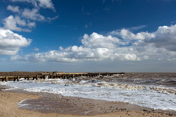 istock Walberswick Harbour Wall, Suffolk, England 502646050