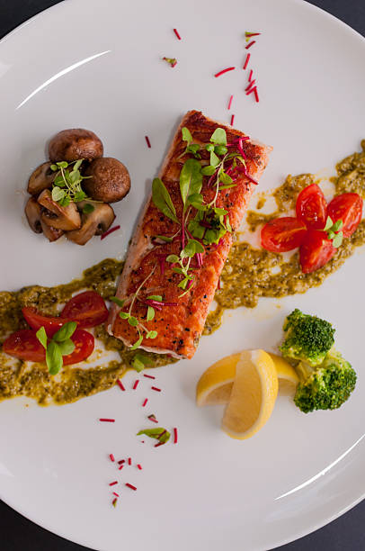 istock Grilled salmon whit vegetables 502646938