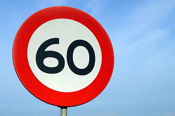 istock Only 60 Road Sign - Age of sixty 502647828