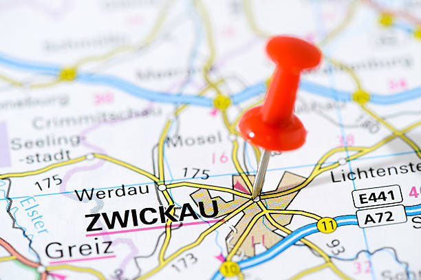 istock European cities on map series: Zwickau 502647929