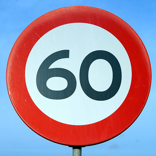istock Only 60 Road Sign - Age of sixty 502647956