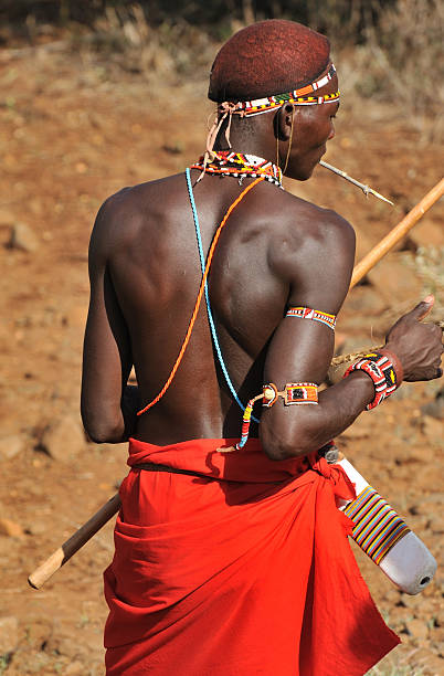 istock Young Masai warrior Kenya 502659761