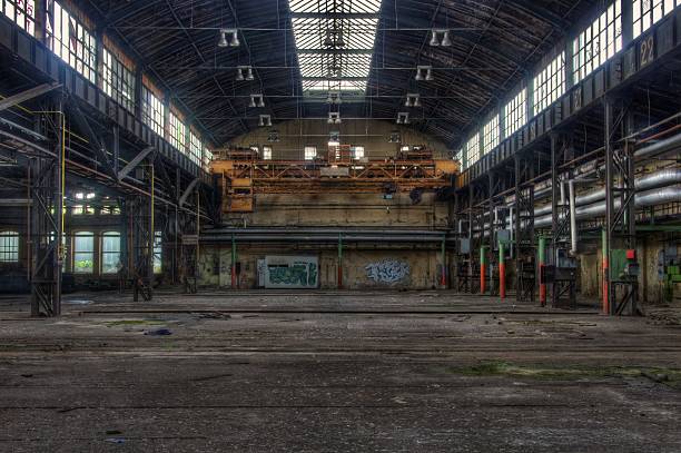 istock Abandoned Warehouse in East Germany 502660529