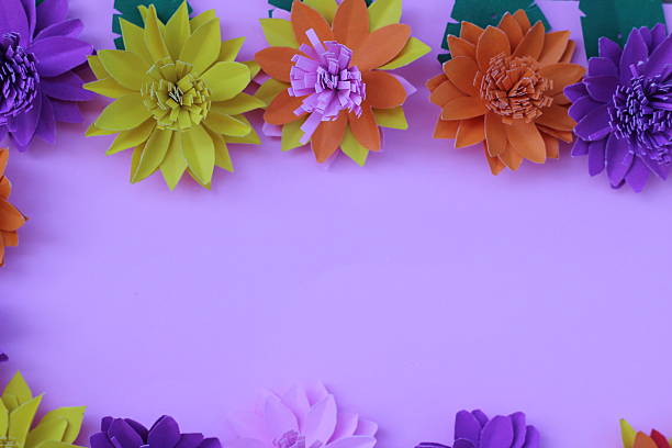 istock Artificial flowers with colorful paper 502660694
