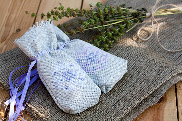 istock Sachet with ukrainian embroidery 502661634