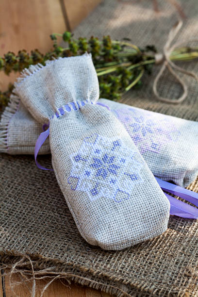 istock Sachet with ukrainian embroidery 502661734