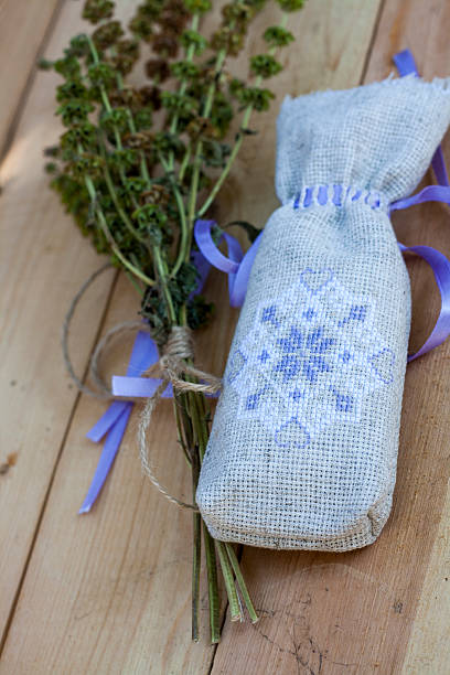 istock Sachet with ukrainian embroidery 502661806