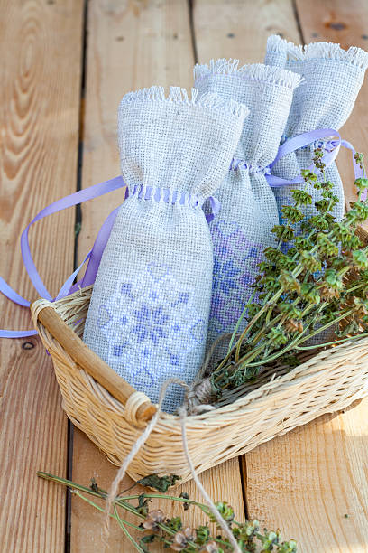 istock Sachet with ukrainian embroidery 502661958