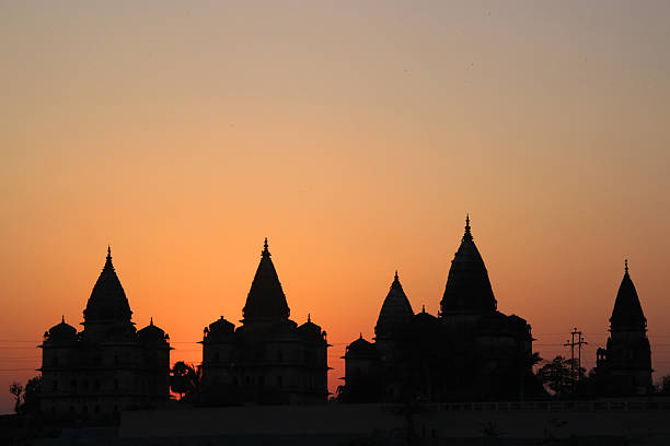 istock India: Cenotaphs of Orchha at Sunset 502664089
