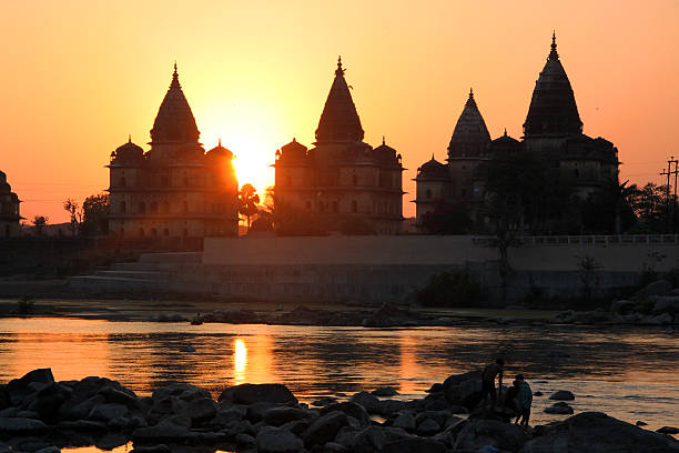 istock India: Cenotaphs of Orchha at Sunset 502664587