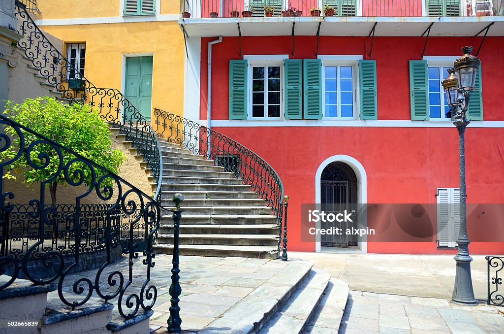 Bastia Colorful buildings of Bastia, Corsica, France Bastia Stock Photo