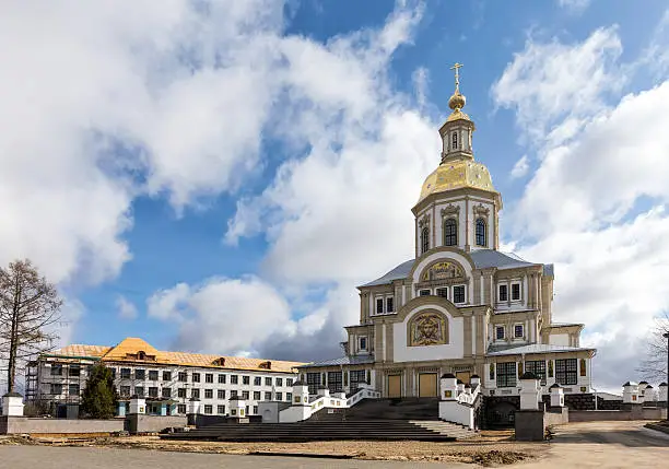 Cathedral of the Annunciation of Holy Trinity-Saint Seraphim-Diveyevo Monastery. Nizhny Novgorod Region. Russia