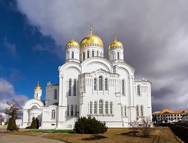 Transfiguration Cathedral of Holy Trinity-Saint Seraphim-Diveyevo Monastery. Nizhny Novgorod Region. Russia