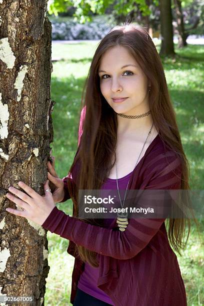 Portrait Of Young Woman In Nature Stock Photo - Download Image Now - 16-17 Years, 18-19 Years, Adult