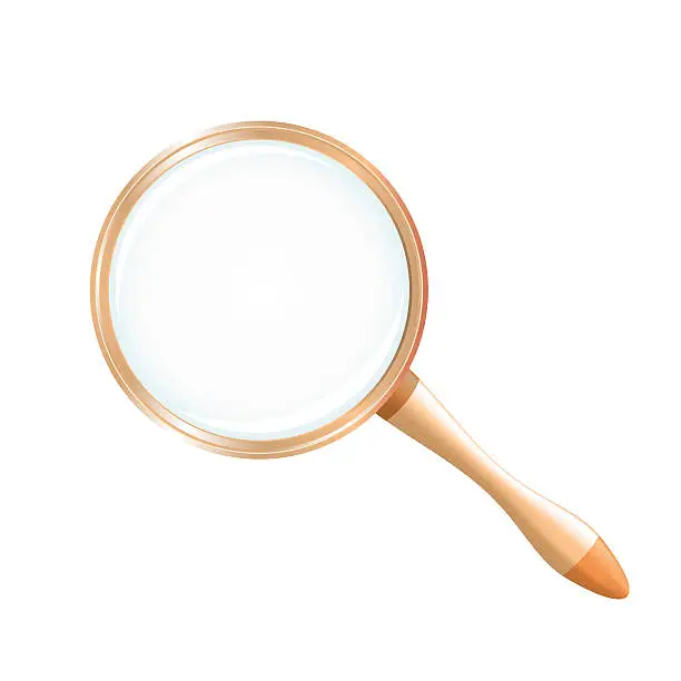 Vector illustration of Magnifying Glass - Illustration.