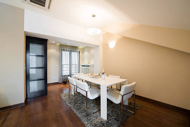 istock Interior of a specious dining room 502670326