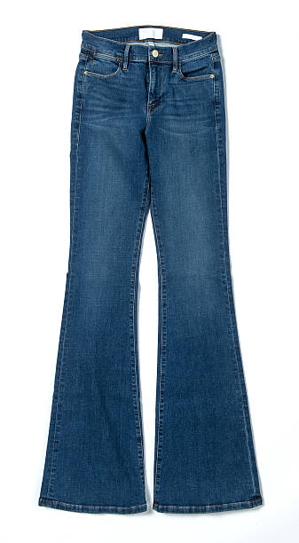 Bell Bottom Jeans bell bottom jeans flare pants stock pictures, royalty-free photos & images